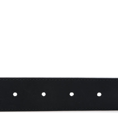 Gucci Calfskin Double G 30mm Belt 80 32 Black 4 of 5