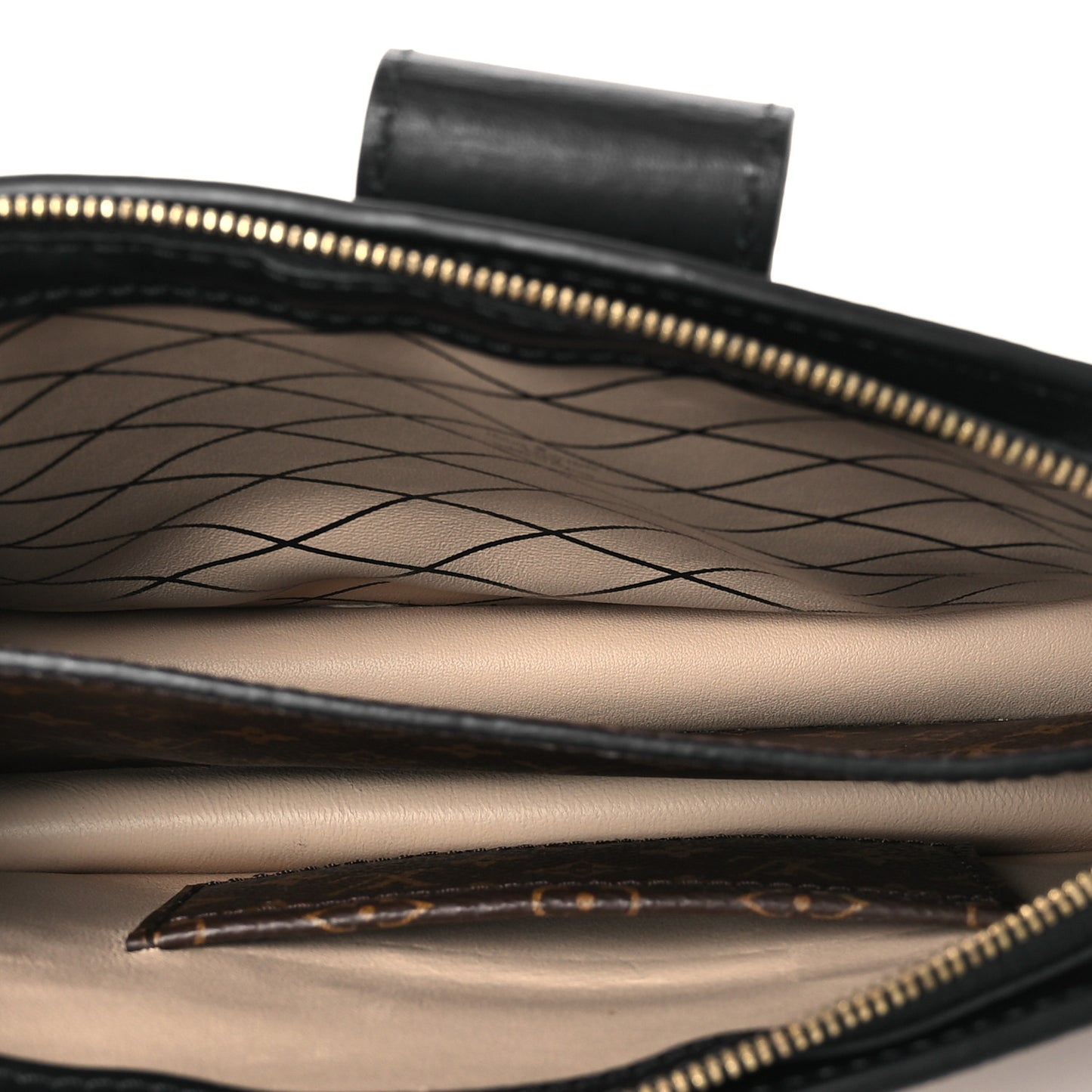 Reverse Monogram Trunk Clutch