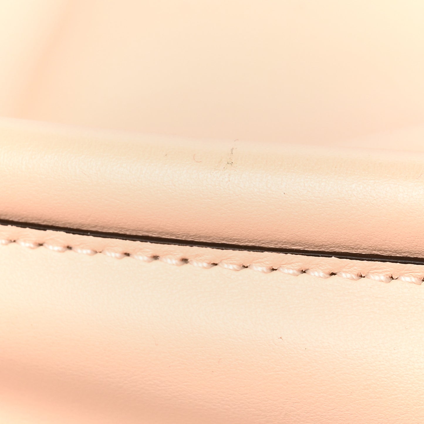 Calfskin Large Ruched Tote Peach