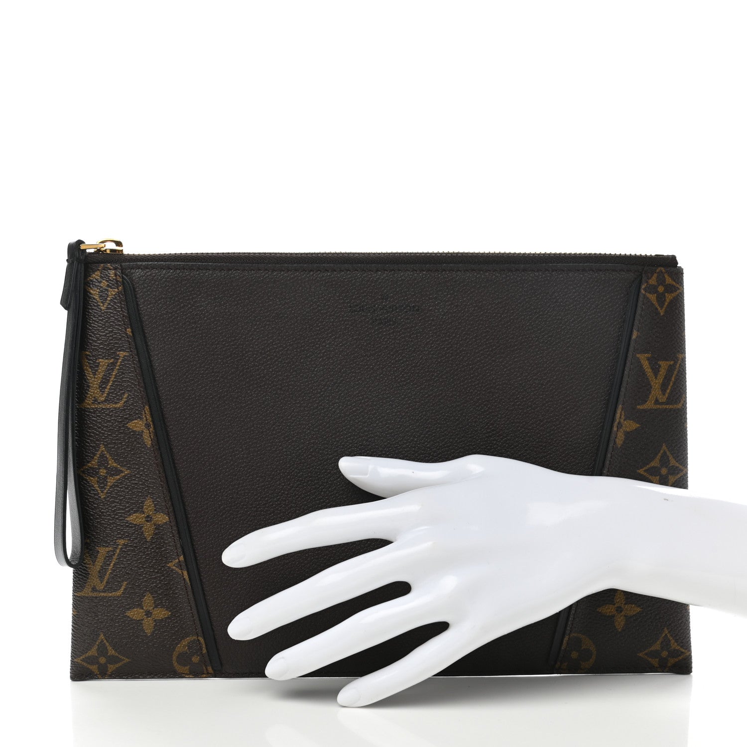 Louis Vuitton Monogram Veau Cachemire W Pochette Chocolate 2 of 7