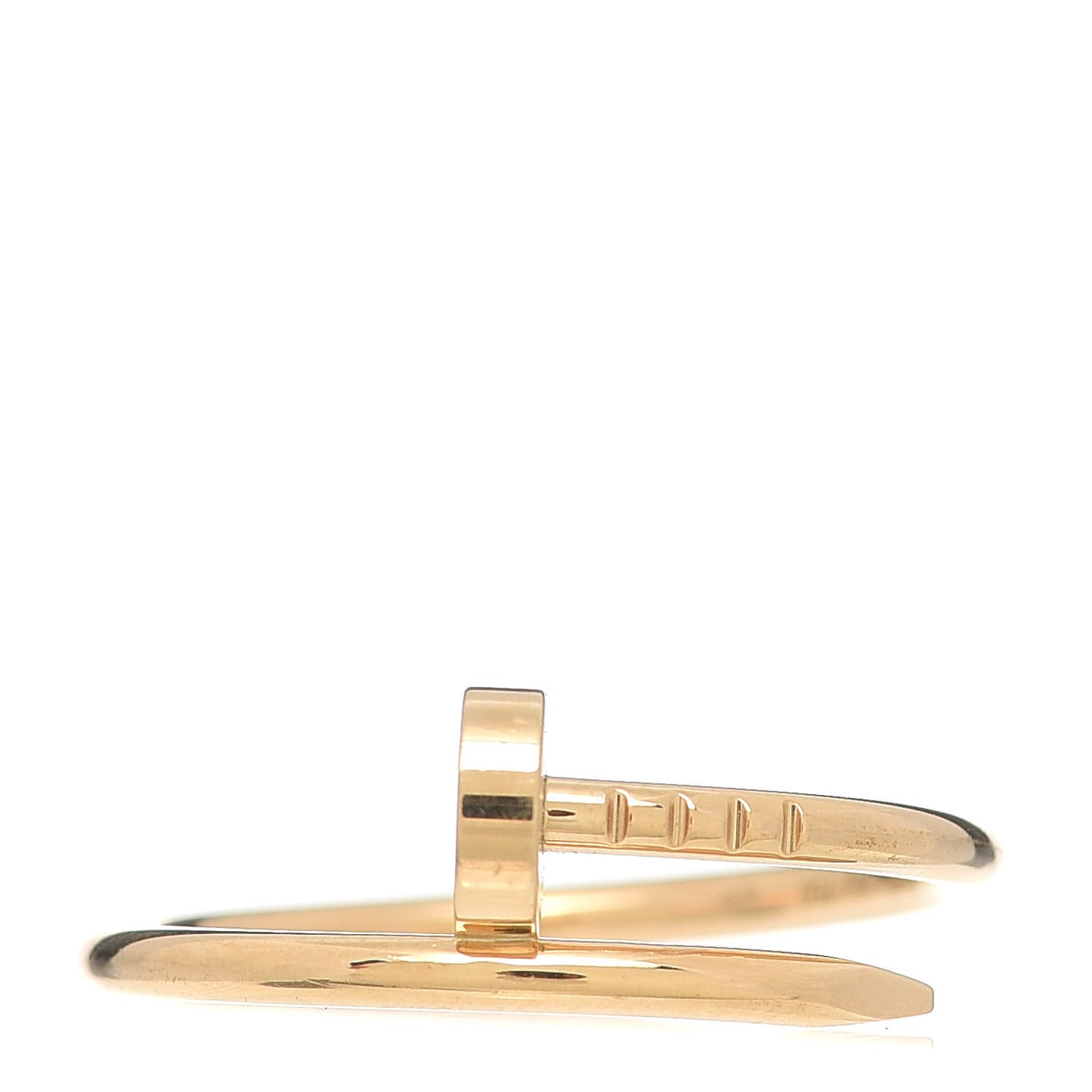 18K Yellow Gold Small Juste Un Clou Ring 58 8.25