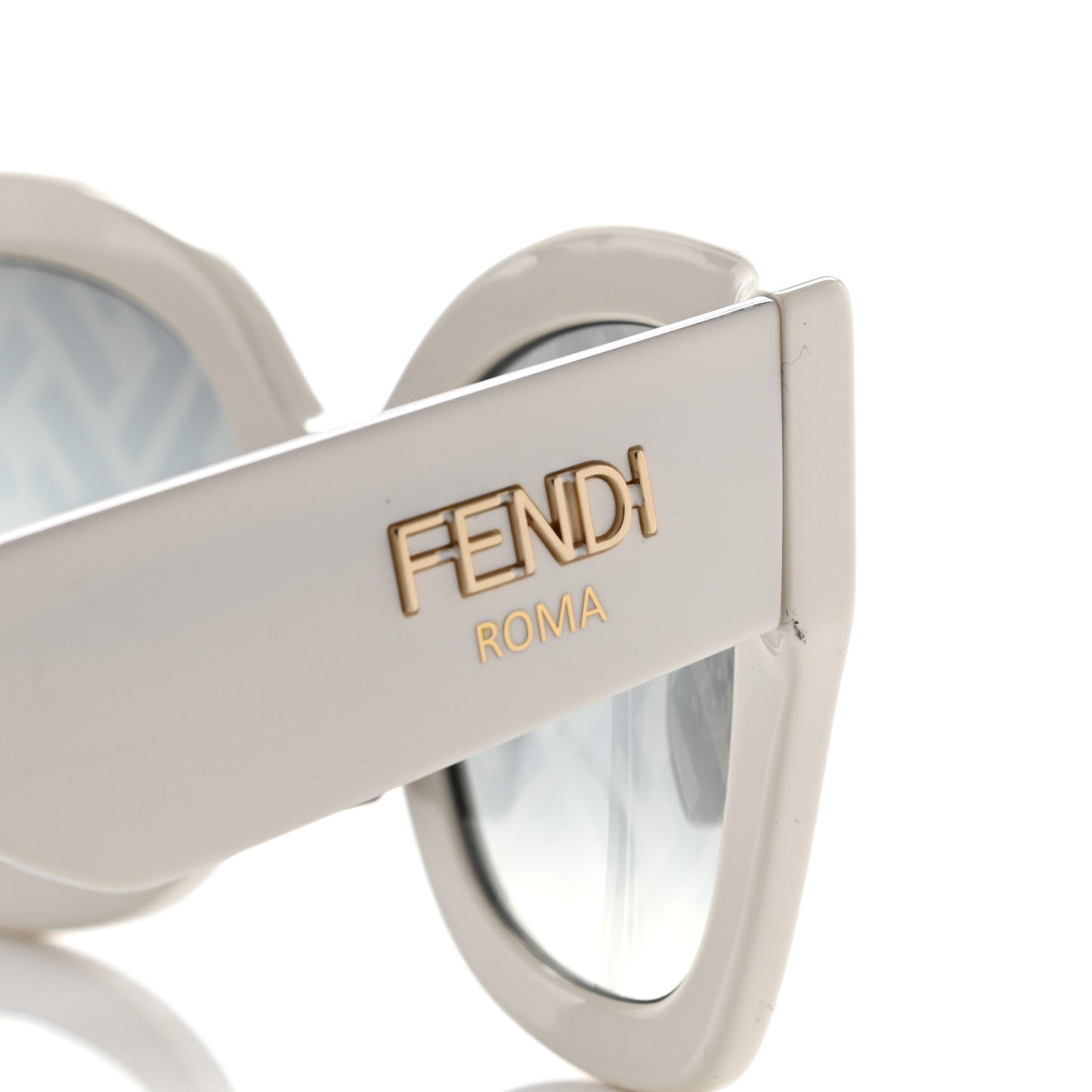 Acetate FF Sunglasses FF 0434/G/S White Gold