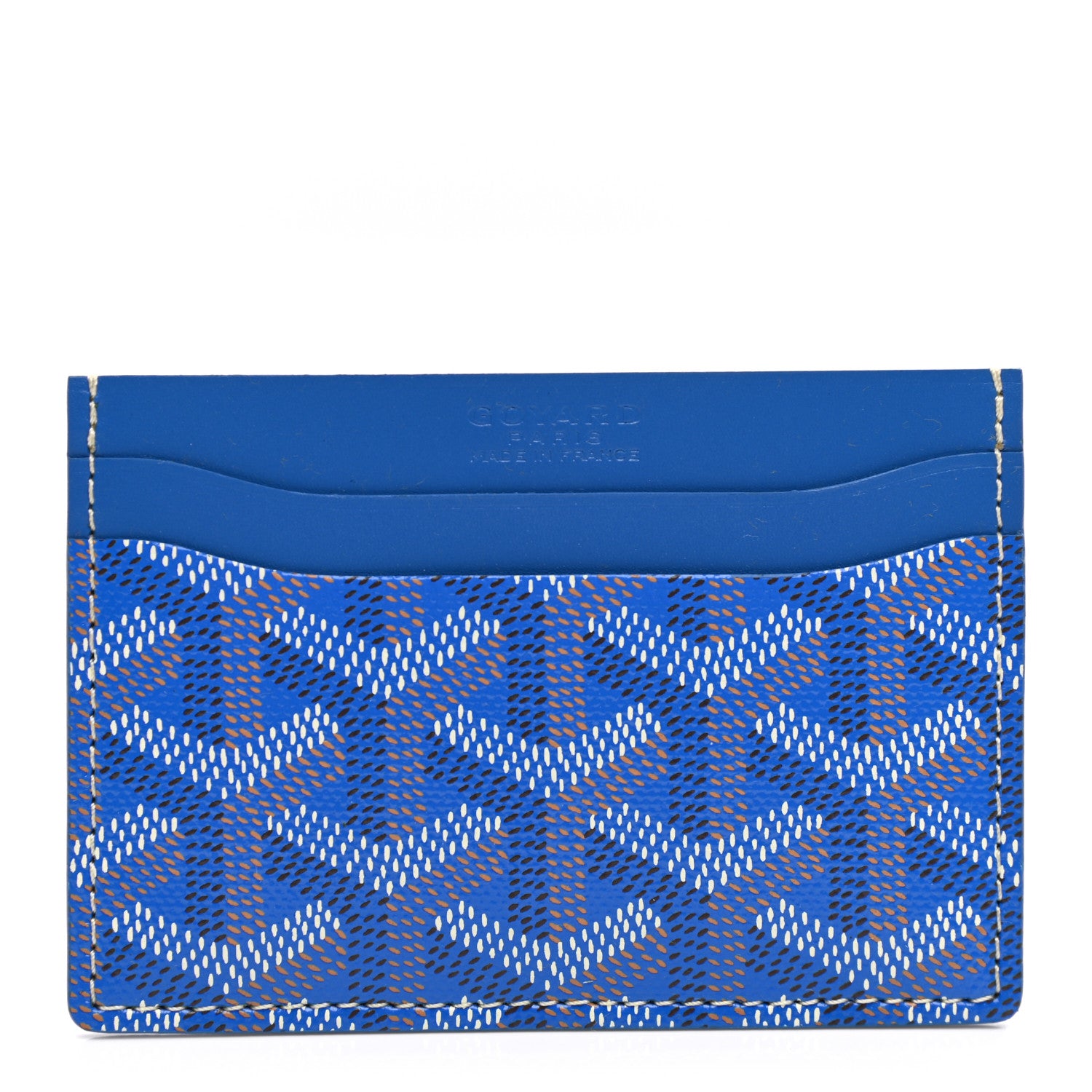 Goyard Goyardine Saint Sulpice Card Holder Sky Blue 1 of 7