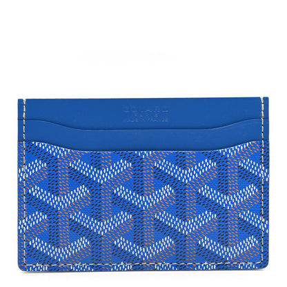 Goyard Goyardine Saint Sulpice Card Holder Sky Blue 1 of 7