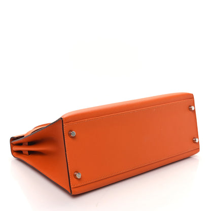 Hermes Epsom Kelly Sellier 32 Orange 4 of 11