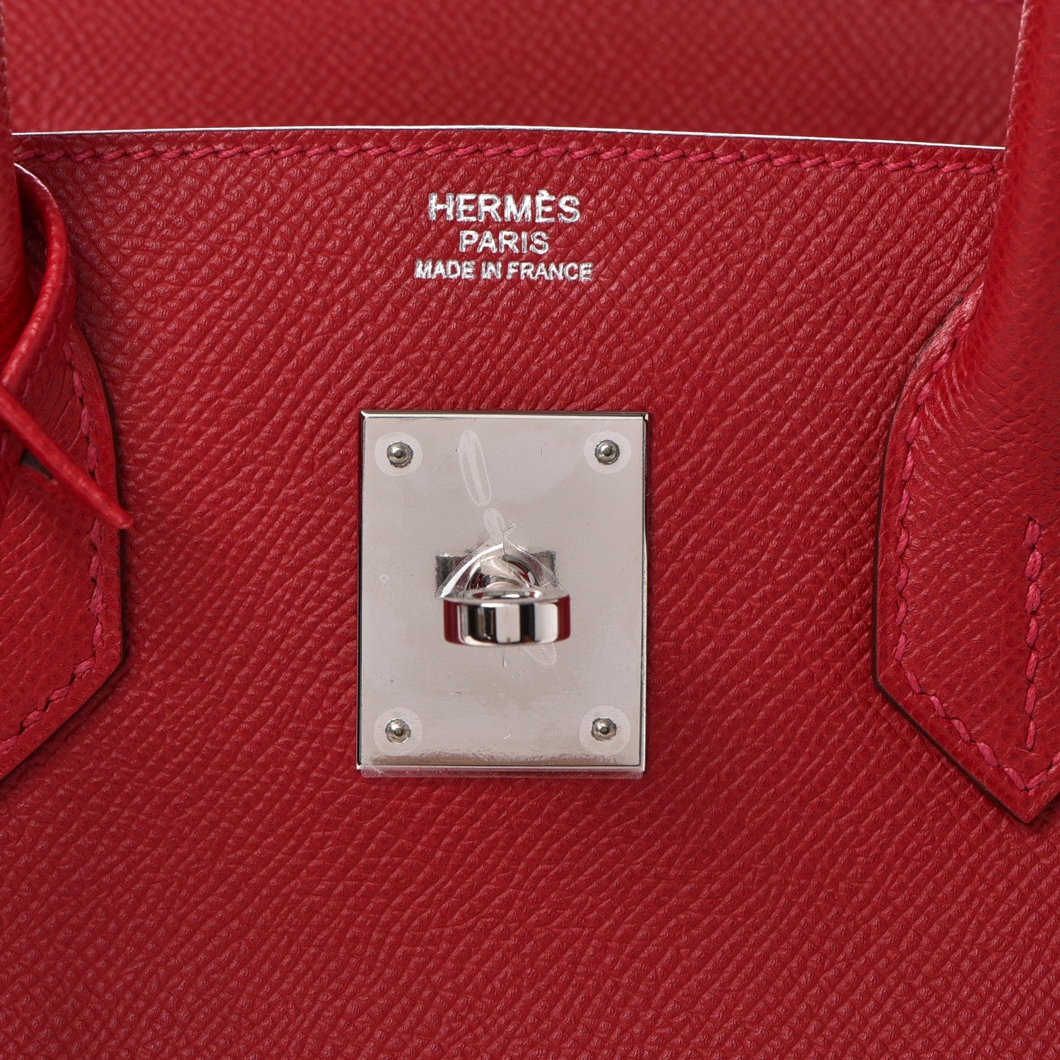 Hermes Epsom Birkin 30 Rouge Casaque 22 of 37