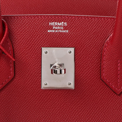 Hermes Epsom Birkin 30 Rouge Casaque 22 of 37