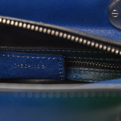 Christian Dior Box Calfskin Gradient Medium Lady Dior Purple Blue Green 8 of 13