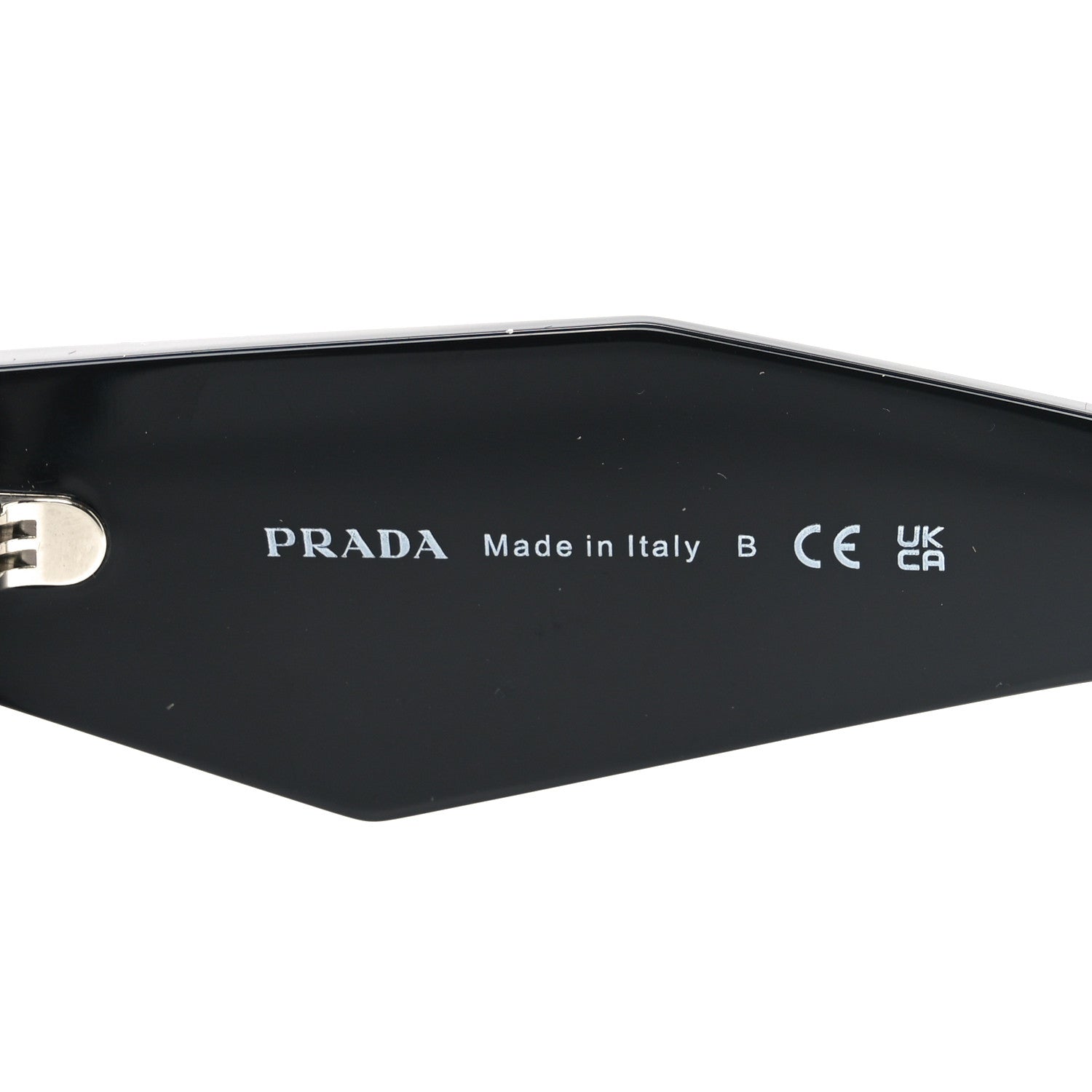 Prada Acetate Symbole Sunglasses SPR 07Y Black 5 of 7