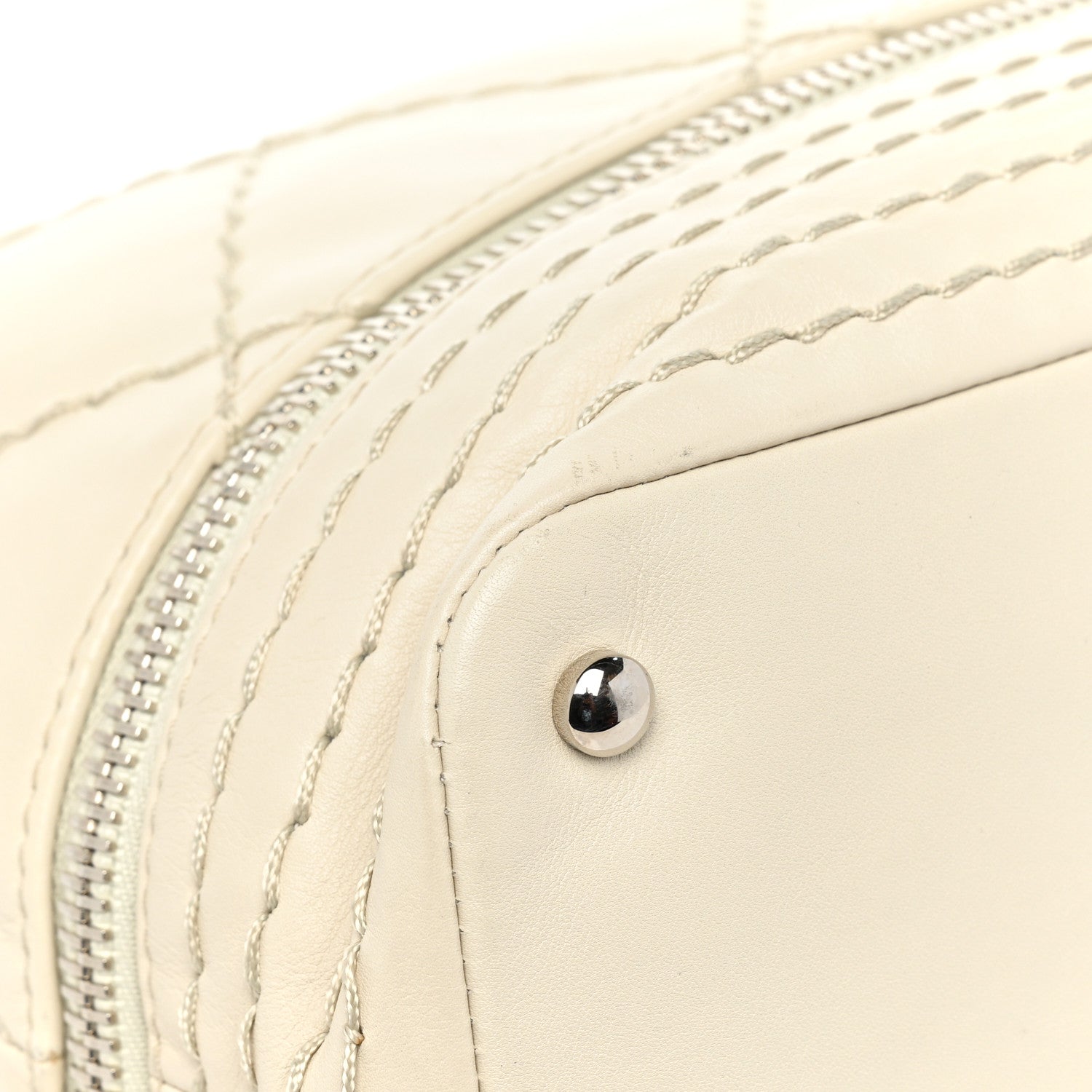 Chanel Calfskin Stitched Large Expandable Flap Bag White 20 of 21