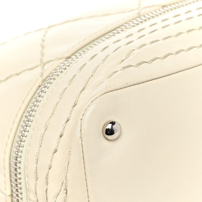 Chanel Calfskin Stitched Large Expandable Flap Bag White 20 of 21