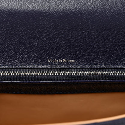 Delvaux Calfskin Mini Brillant East West Satchel Navy 8 of 11