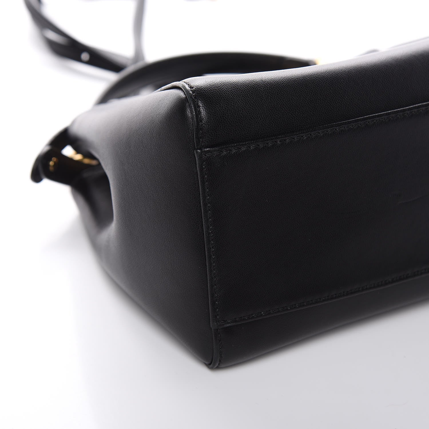 Fendi Nappa Mini Peekaboo Iconic Satchel Black 8 of 11
