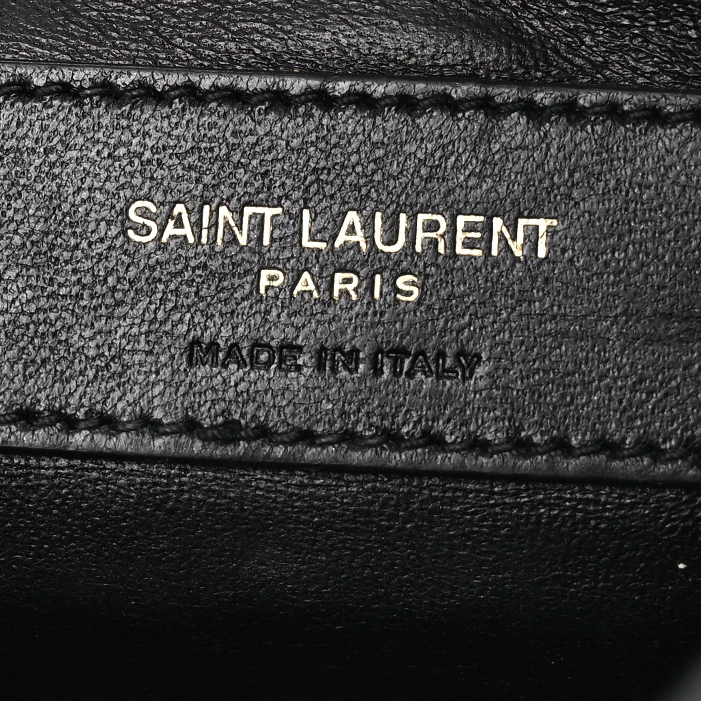 Patent Quilted Gaby Zipped Pouch Black