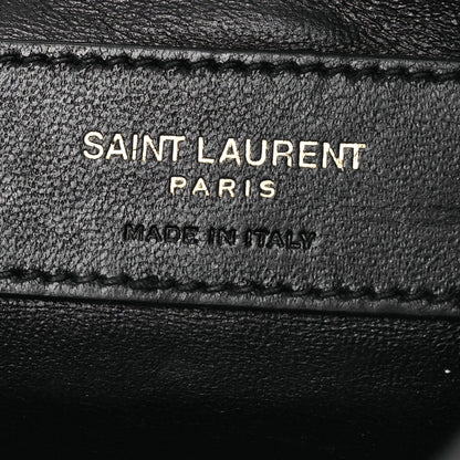 Saint Laurent Patent Quilted Gaby Zipped Pouch Black 6 of 13
