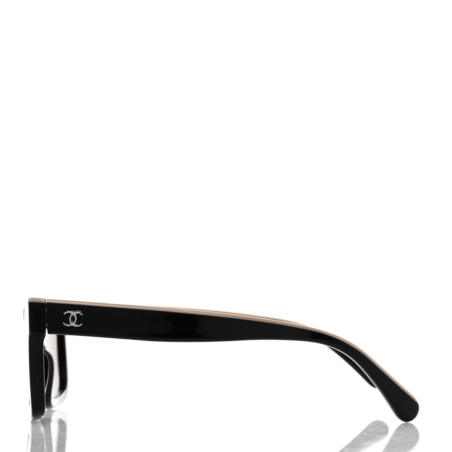 Chanel Acetate Square Sunglasses 5417 Black 3 of 8