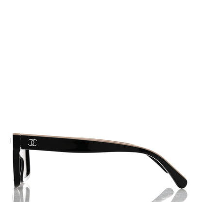 Chanel Acetate Square Sunglasses 5417 Black 3 of 8