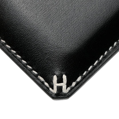 Hermes Box H Sellier Card Holder Black 6 of 8