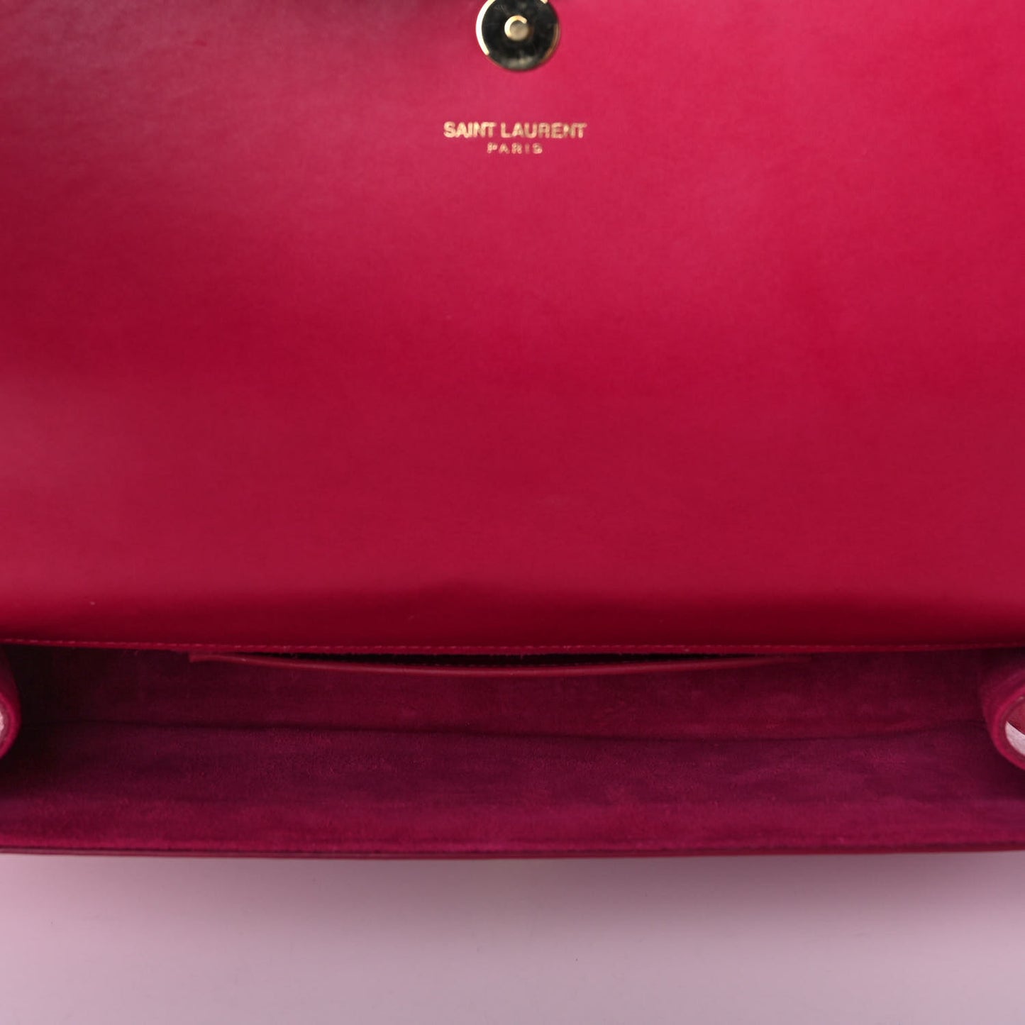 Calfskin Classic Monogram Cassandre Clutch Fuchsia