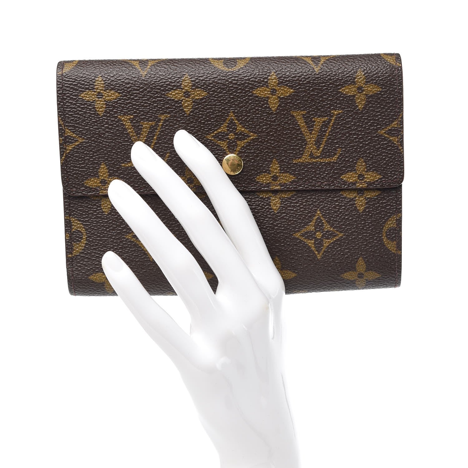 Louis Vuitton Monogram Porte Tresor Etui Papiers Wallet 2 of 9