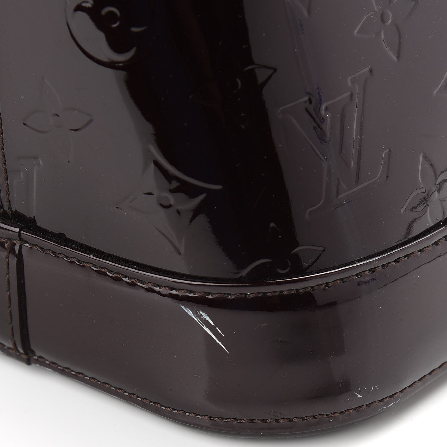 Louis Vuitton Vernis Alma GM Amarante 10 of 11