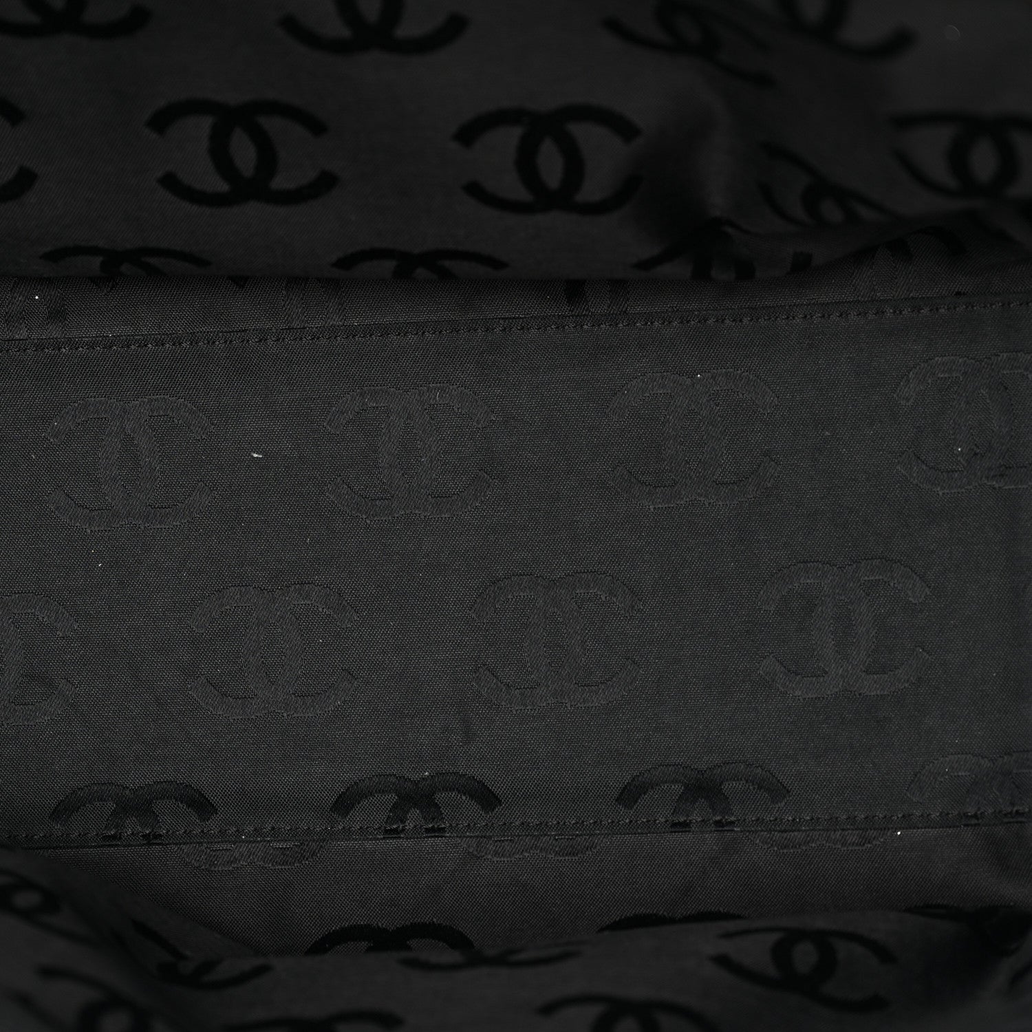 Chanel Calfskin Contrast Stitch Surpique Tote Black 5 of 14