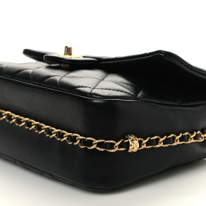 Chanel Lambskin Quilted CC Medium Dynasty Flap Black 10 of 10
