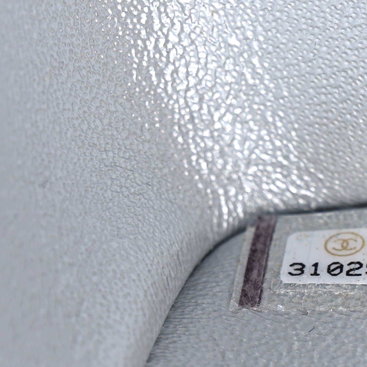 Chanel Metallic Lambskin Quilted Mini Rectangular Flap Silver 6 of 9
