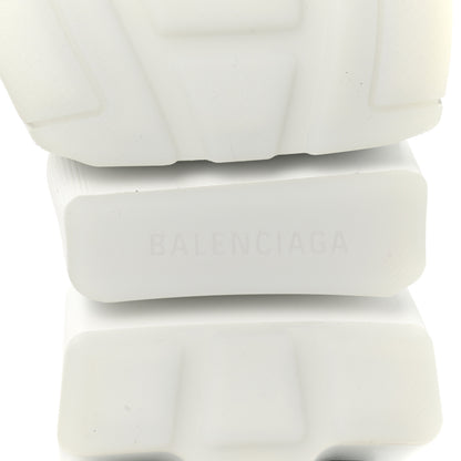 Balenciaga Ribbed Knit Womens Speed 2.0 Transparent Sole Sneakers 37 Baltic Grey White 6 of 9