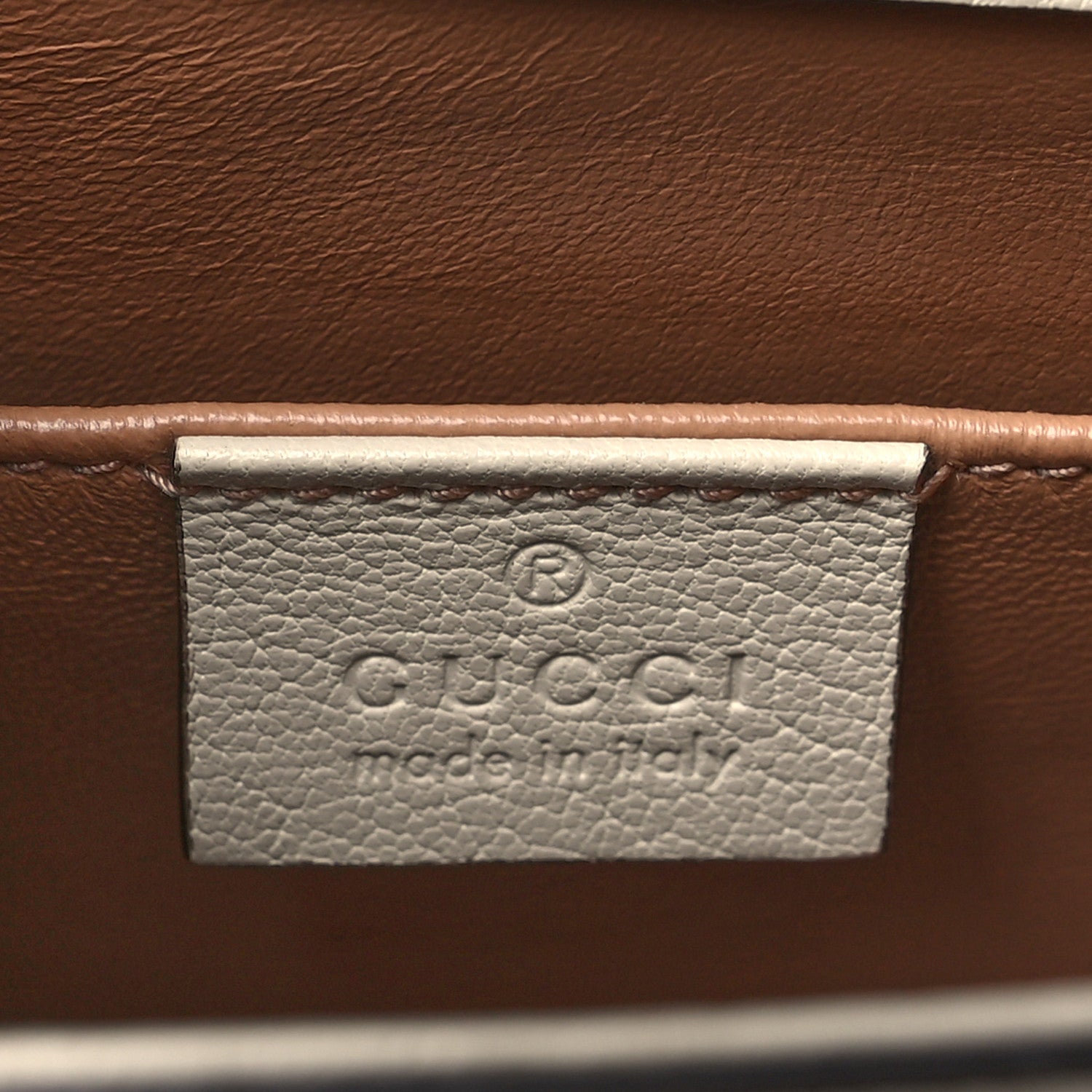 Gucci Goatskin Pearl Mini Fox Broche Bamboo Top Handle Bag Hibiscus Red Mystic White 6 of 10