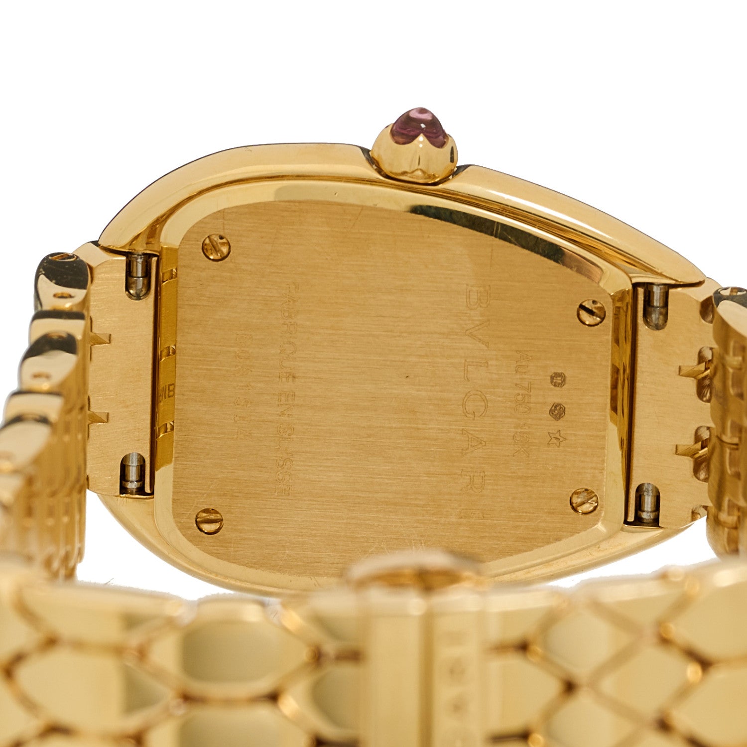 Bulgari 18K Yellow Gold Diamond Bezel 33mm Serpenti Seduttori Quartz Watch 4 of 5