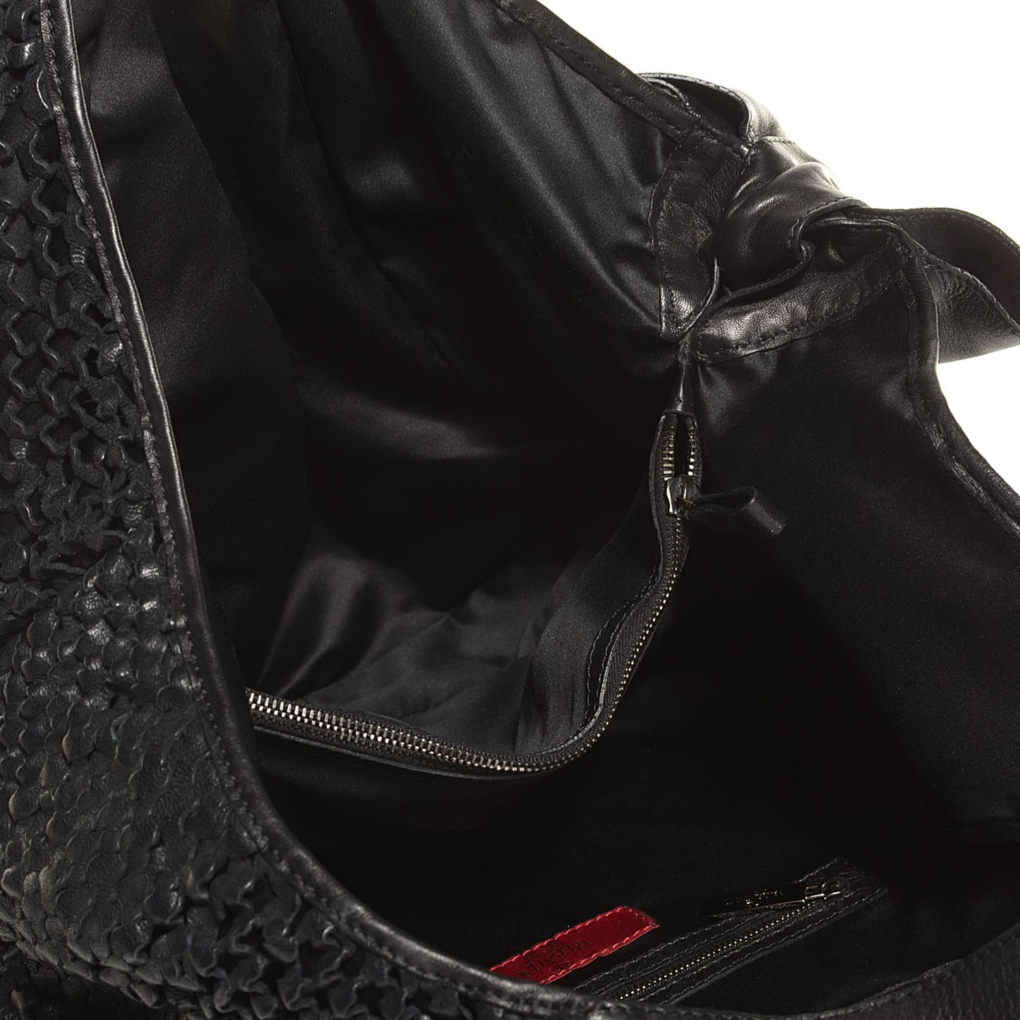Nappa Large Nuage Bow Tote Black