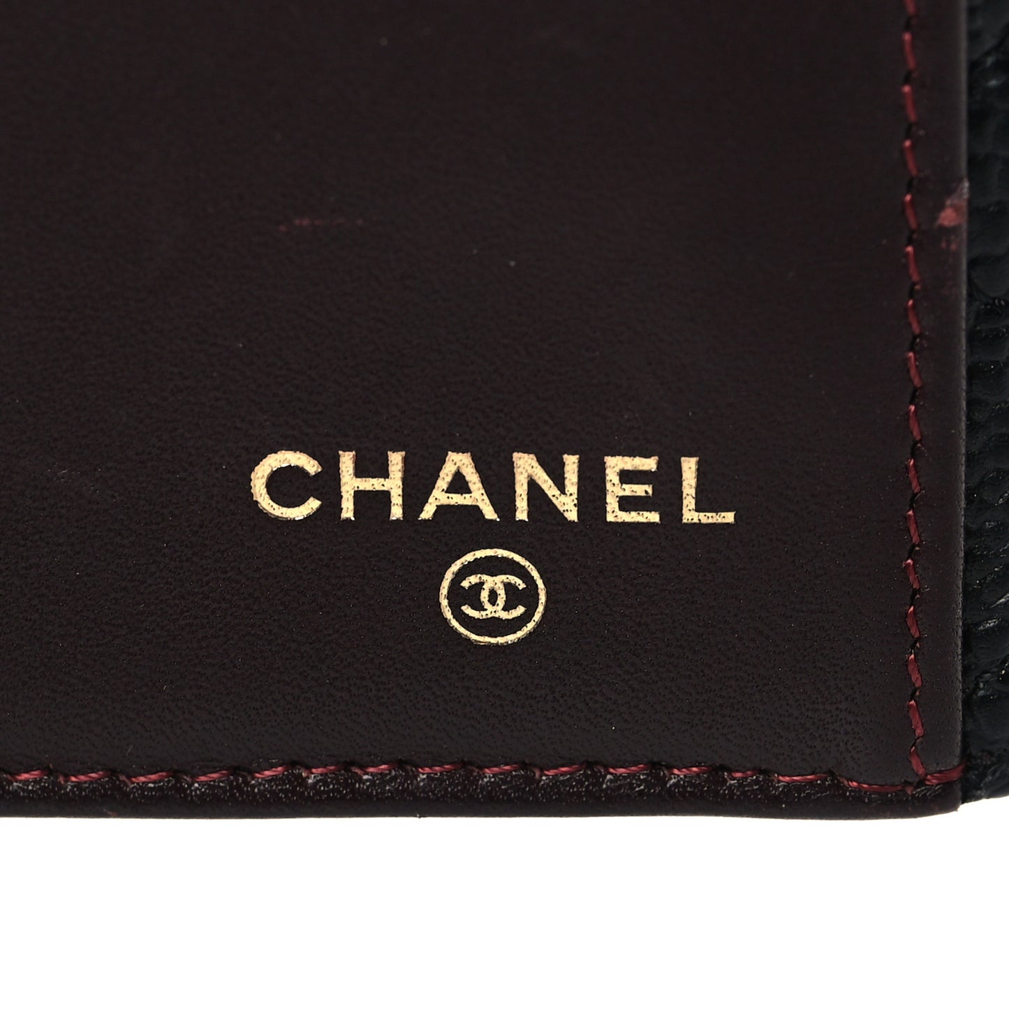 Caviar Quilted CC French Flap Wallet Black
