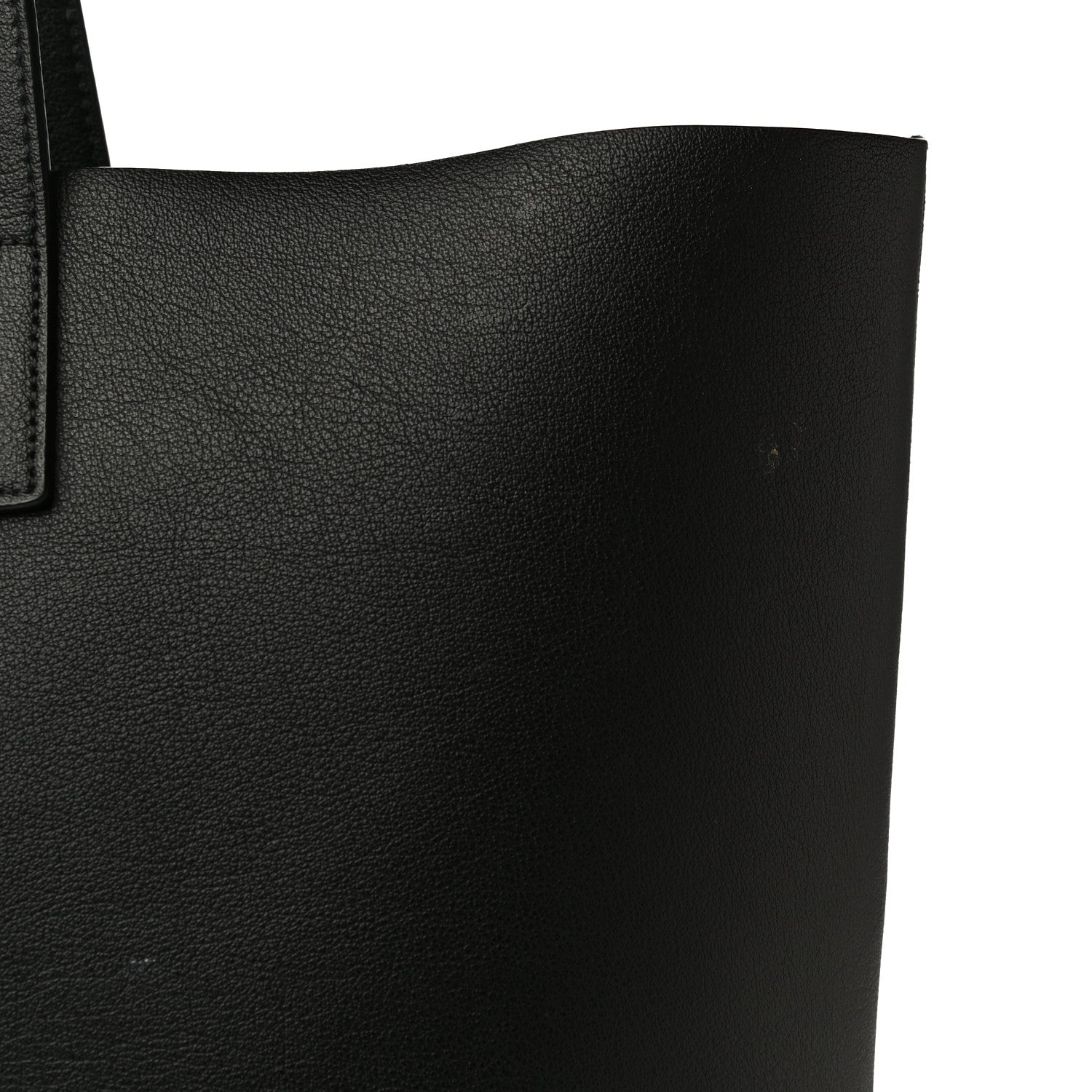 Saint Laurent Calfskin Large Shopping Tote Black 12 of 23