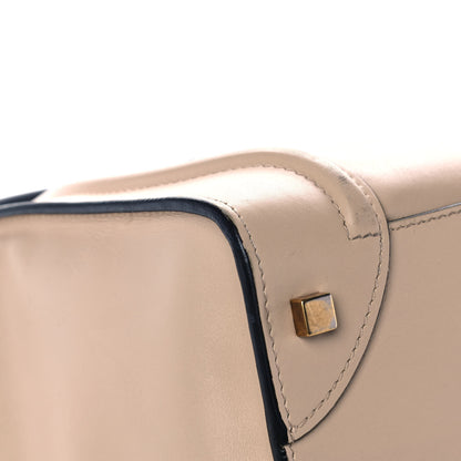 Celine Satin Calfskin Mini Bi-Color Luggage Powder Black 11 of 17