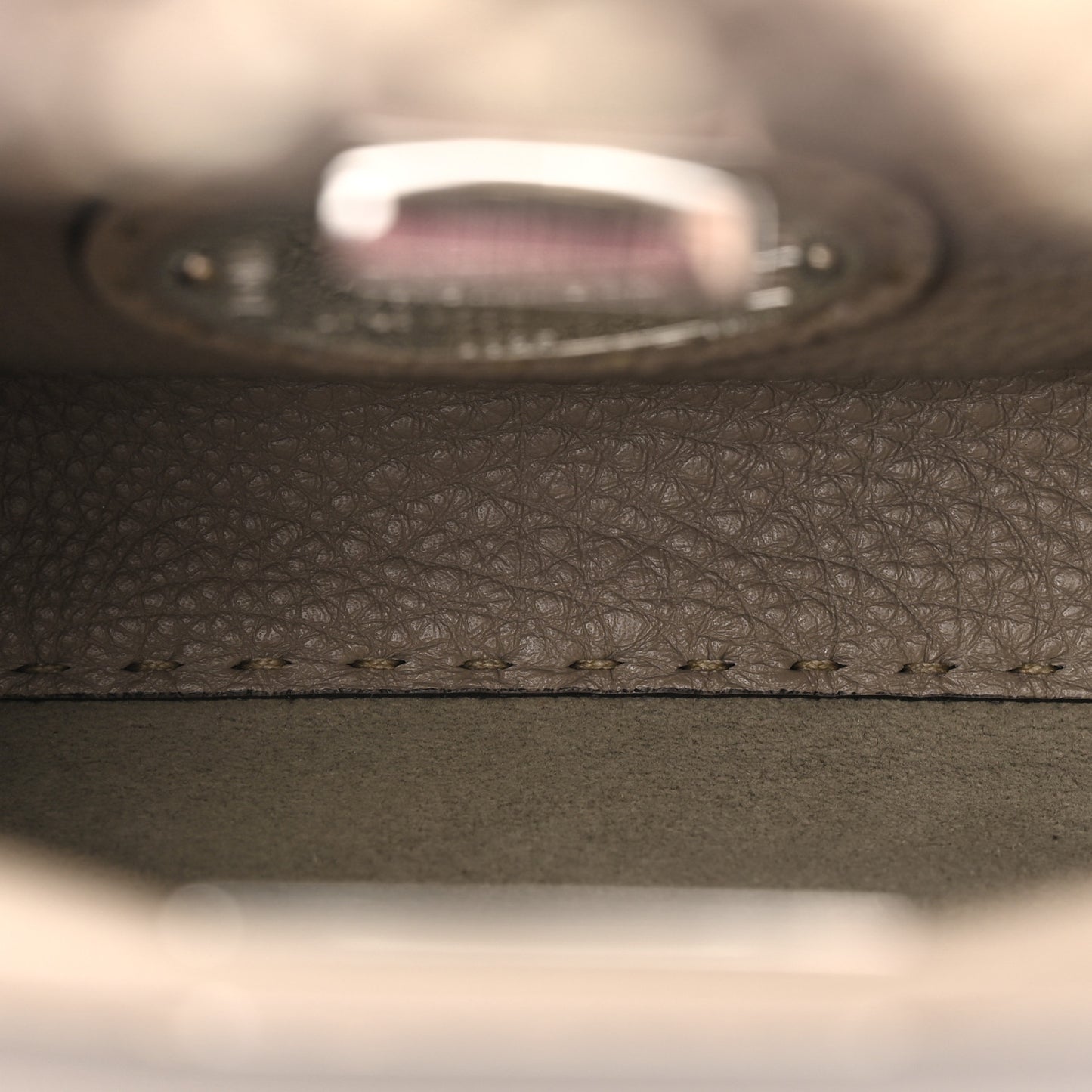 Cuoio Romano Snakeskin Selleria Mini Peekaboo Iconic Satchel Corda White