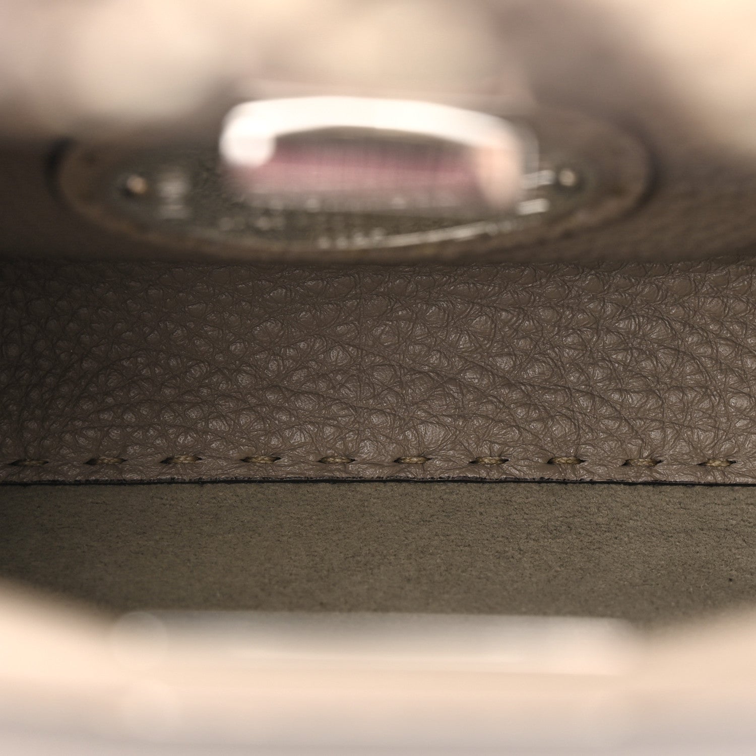 Fendi Cuoio Romano Snakeskin Selleria Mini Peekaboo Iconic Satchel Corda White 6 of 12