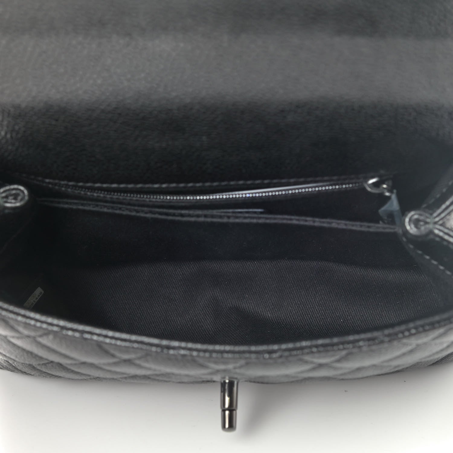 Chanel Caviar Quilted Mini Coco Handle Flap So Black 4 of 4