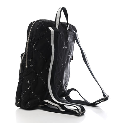 Chanel Nylon Travel Backpack Black 2 of 8