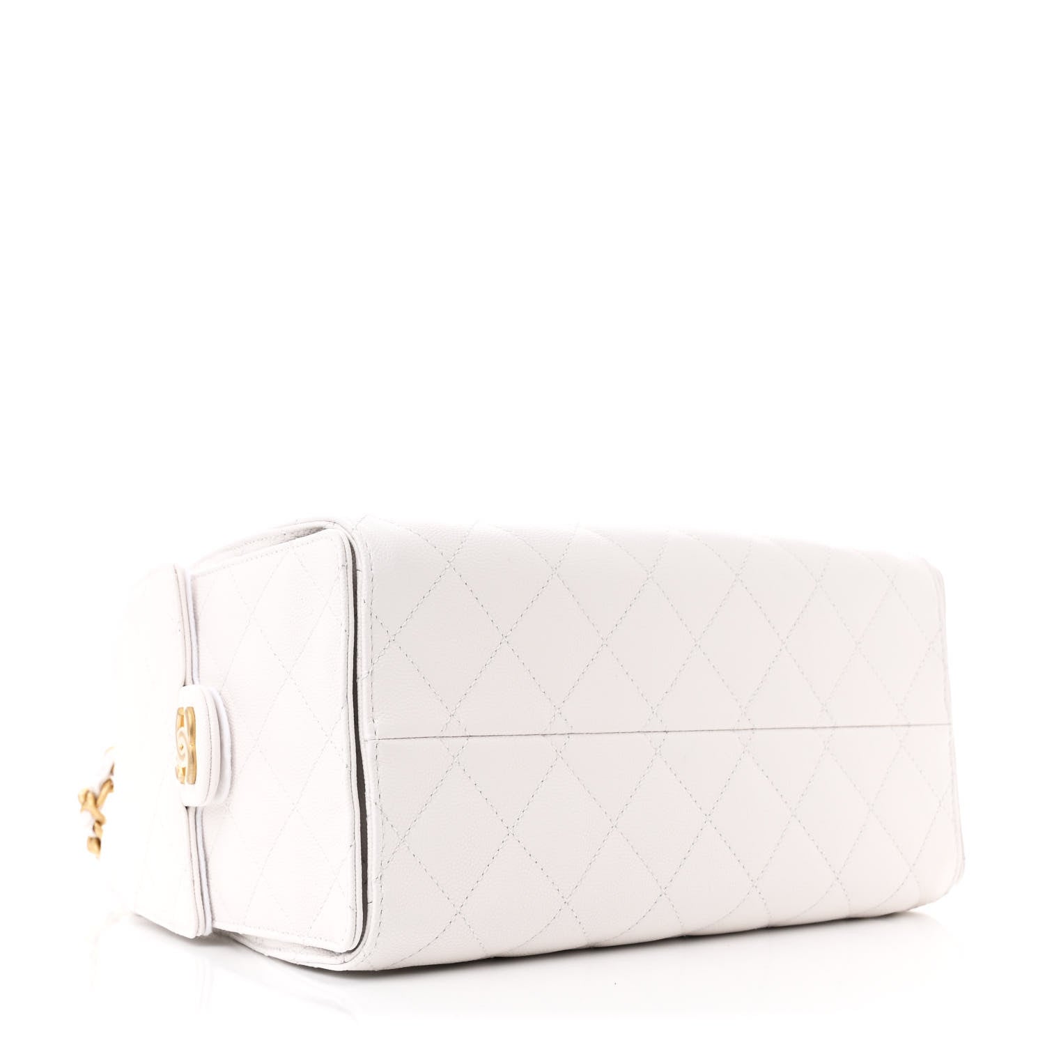 Chanel Caviar Quilted Small Chanel 25 Handbag White 4 of 11