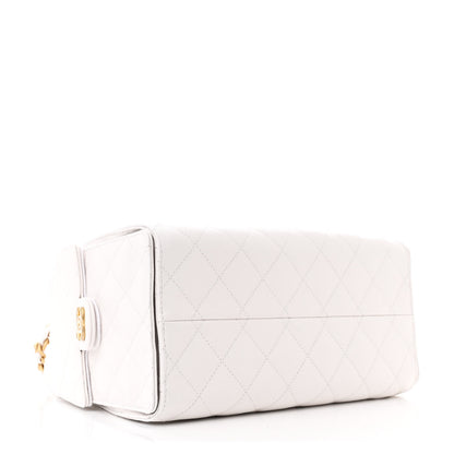 Chanel Caviar Quilted Small Chanel 25 Handbag White 4 of 11