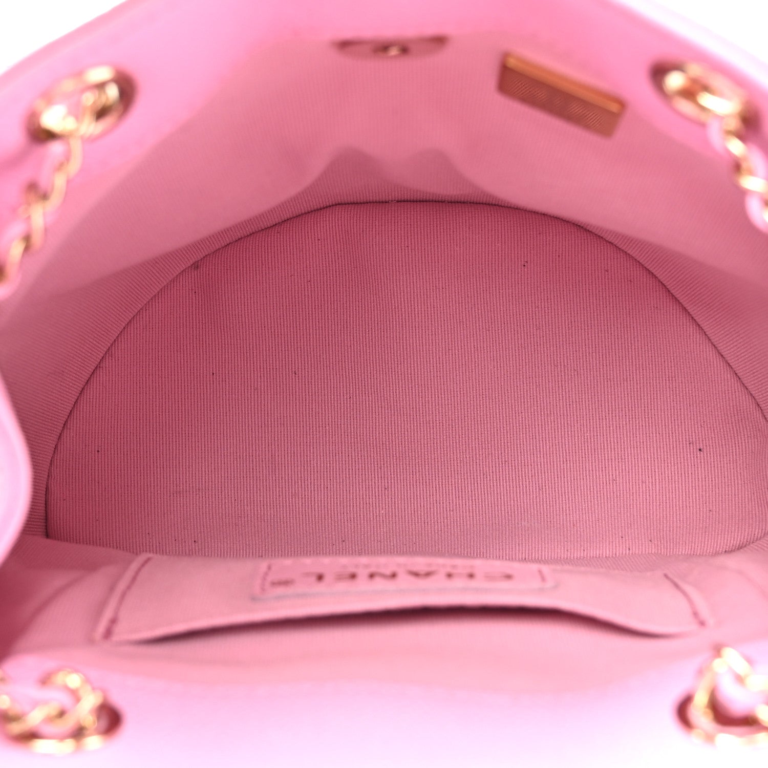 Chanel Shiny Caviar Quilted Small Duma Pockets Drawstring Backpack Lilac 5 of 11