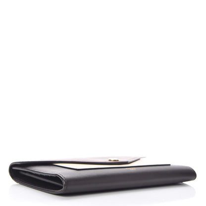 Celine Smooth Calfskin Pocket Tri-Fold Multifunction Envelope Flap Wallet Dark Rust 4 of 9