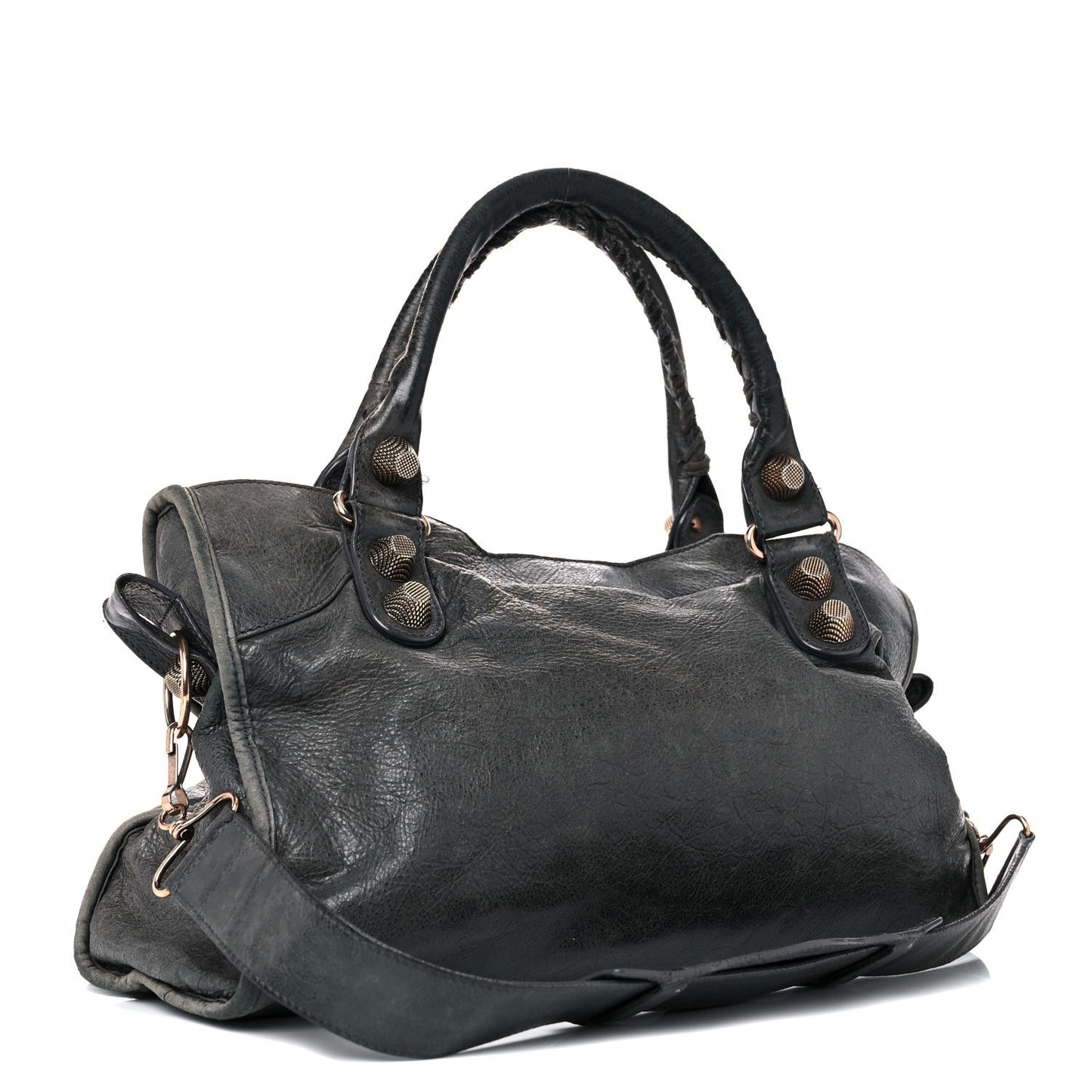 Agneau Giant 21 Rose Gold Hardware City Anthracite