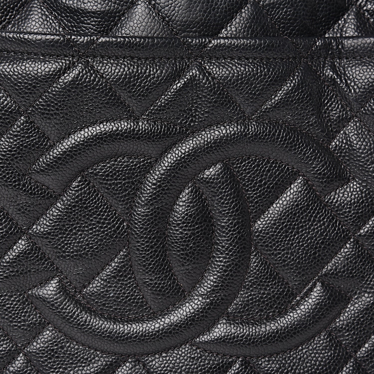 Chanel Caviar Quilted CC Timeless Soft Tote Black 14 of 14