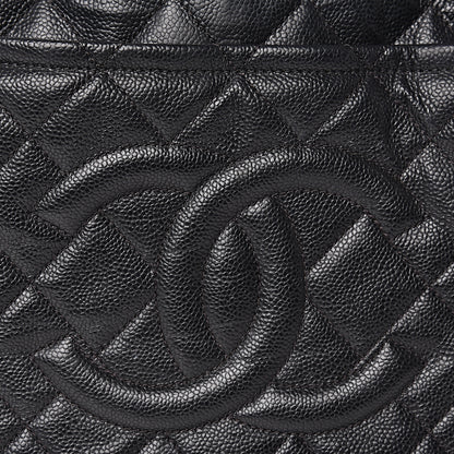 Chanel Caviar Quilted CC Timeless Soft Tote Black 14 of 14