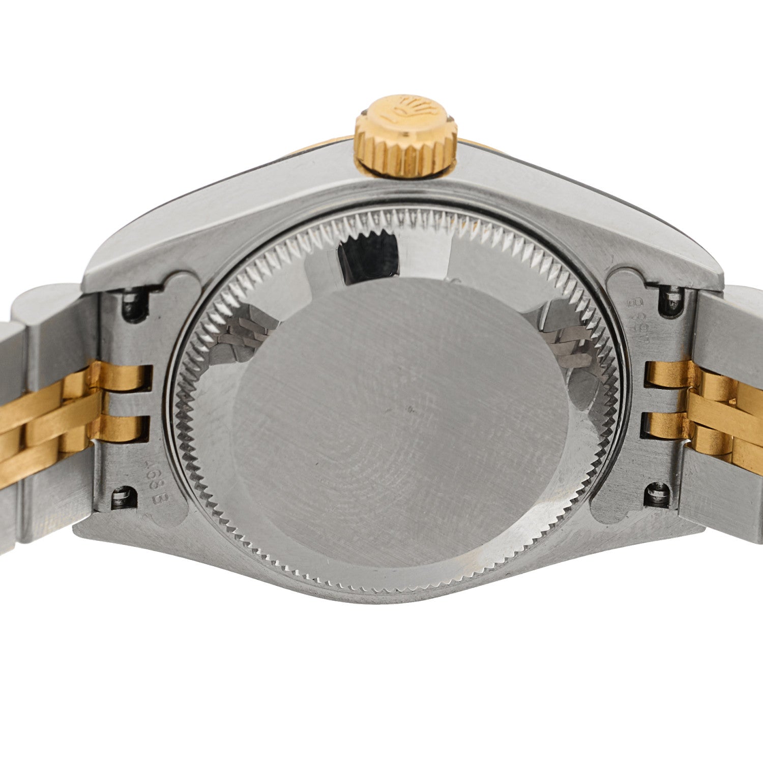 Rolex Stainless Steel 18K Yellow Gold Diamond 26mm Oyster Perpetual Datejust Watch Champagne 79173 4 of 5