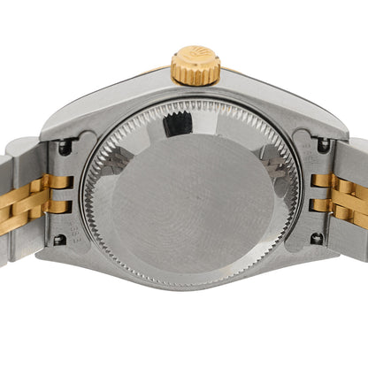 Rolex Stainless Steel 18K Yellow Gold Diamond 26mm Oyster Perpetual Datejust Watch Champagne 79173 4 of 5