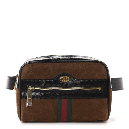 Gucci Suede Small Ophidia Belt Bag 75 30 Brown 2 of 11