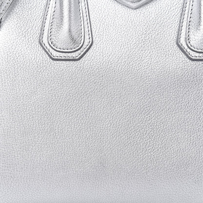 Givenchy Metallic Sugar Goatskin Small Antigona Silver 10 of 13